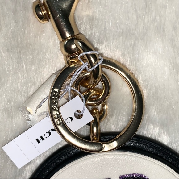NEW! COACH Bad Girls Club Bag Charm Key Ring New With Tag On! - Picture 8 of 16